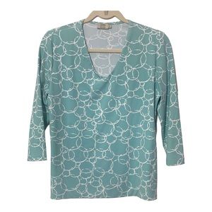 Katherine Way‎ signature 3/4 length sleeve top . Sz M